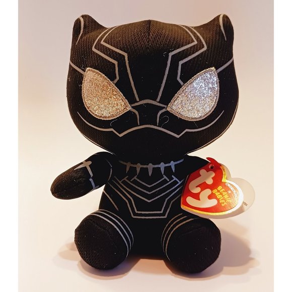 Ty Marvel Black Panther plush with tags. Beanie Baby. - Picture 1 of 6